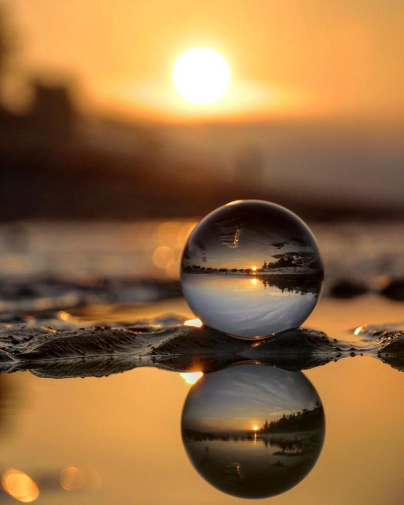  photography-british columbia-surrey-whiterock-lensball-sunrise-orb-wood-panels-sphere-glass-bench-canada-photo-photograph-photographer